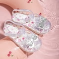 thumbnail image 7 of WAYUTE Girls Shoes Soft Sole Closed Toe Slide Princess Shoes for Toddlers and Kids Party Wedding Jelly Sandals Summer Outdoor, 7 of 7