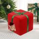 thumbnail image 5 of Fiudx Cama Navideña para Gatos, Estilo Caja de Regalo Festiva, Cojín Cálido y Acogedor, Base Antideslizante, Cómoda para Mascotas Pequeñas, Fácil de Limpiar, Tamaño 35 X 35 X 35 Cm, 5 of 7
