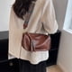 thumbnail image 2 of 635 Bolso Cruzado Mujer Con Correa Ancha para El Hombro Cuero Encerado Con Aceite Retro (café), 2 of 9