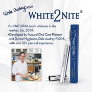 Dale Audrey WHITE2NITE, Natural Teeth Whitening Pen, Peppermint, Enamel Safe , Dentist Recommended, No Sensitivity
