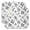 Pioneer Flower Floral, variant on Pioneer Flower Floral Print Pattern Kitchen Dish Drying Mat 1 Pack, Ultra Absorbent Microfiber Drainer Mat, 16"x18"