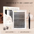 thumbnail image 3 of Eyelash Clusters BEFER Lash Curl, 120 unidades, 10-16 mm, con pinzas, 3 of 5