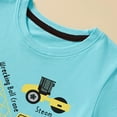 thumbnail image 6 of Kiijoy Toddler Boys Cotton T-Shirt Excavator Print Short Sleeve T Shirt, Sizes 4-5Y, 6 of 7
