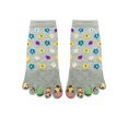 thumbnail image 1 of Calcetines elásticos Unique Bargains con estampado de dibujos animados para mujer talla 10-12 gris M, 1 of 2