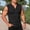 c01Black, variant on Mens Casual Knitted Solid Color Sleeveless Shirts Lightweight Breathable Collared Summer Beach Textured Tank Tops Black S