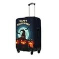 thumbnail image 3 of Luggage Cover Anti Scratch, Halloween Witch Hat Pumpkin Elastic Suitcase Protector Suitcase Covers for Luggage Fits 18-32 Inch Luggage, 3 of 6