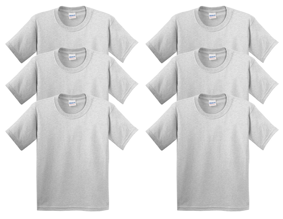 Gildan Boy's Crewneck Short Sleeve Cotton T-Shirt - Walmart.com