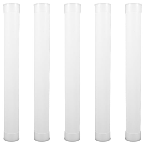 ToyKAKA Lightweight White Pe Mailing Tubes for Outdoor Artwork and Documents