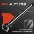 thumbnail image 2 of A-Premium Rear Complete Drive Shaft Prop Shaft Driveshaft Assembly Compatible with Land Rover Freelander 1999-2006, AWD Automatic Transmission, Replace# TVB000190, 2 of 8