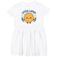 thumbnail image 3 of Inktastic Little Latka Cute Hanukkah Design Girls Toddler Dress, 3 of 5