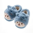 thumbnail image 1 of Girl's Slippers Ohufall Winter Children Add Non-slip Keep Warm Home Slippers, 1 of 2