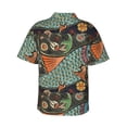 thumbnail image 3 of Fotbe Rich Fish Hawaiian Shirt For Men Unisex Summer Beach Casual Short Sleeve Cotton Linen Button Down Shirts-3x-Large, 3 of 9