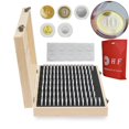 thumbnail image 7 of RAINB Coin Storage Box with Adjustment Pad 30/50/100Pc Adjustable Wooden Commemorative, 7 of 7
