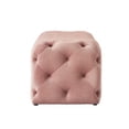 thumbnail image 4 of Kara Blush Velvet Bench - Tufted Allover, 4 of 8