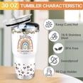 thumbnail image 4 of 30oz Coworker Tumbler with Stainless Steel Straw Leakproof Travel Coffee Mug, Ideal Birthday Farewell Going Away Goodbye Gifts for Colleague Women Friends, 4 of 6