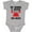 AC-Heather Grey, variant on Inktastic Nanny and Papaw Love Me Boys or Girls Baby Bodysuit