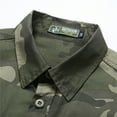 thumbnail image 5 of YFNNUP Men Big and Tall Camouflage Shirt Military Long Sleeve Work Shirts Casual Button Down Shirts, 5 of 6