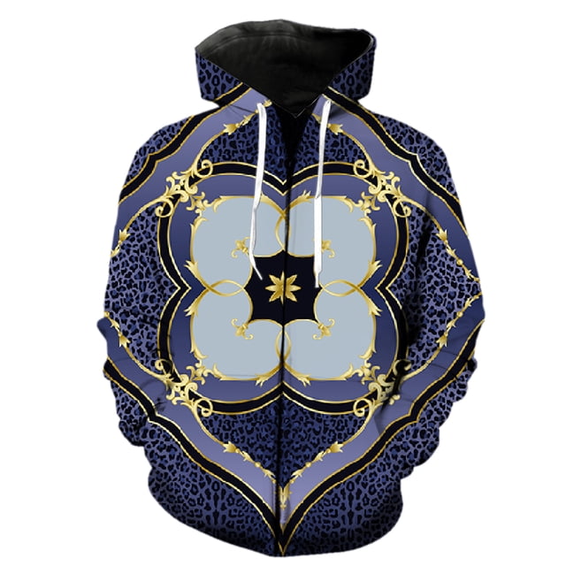 Sudadera con capucha y cremallera para hombre, diseño abstracto de animales, estilo hip hop, Harajuku, divertida impresión 3D, gran oferta 2024, con capucha, ropa de calle.