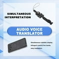 thumbnail image 5 of Traductor de Audio Portátil S85 Pro Grabación de 138 Idiomas 19 Chat en Tiempo Real Sin ConexiónGPT AI Voz Traducción Grupal de Fotos, 5 of 5