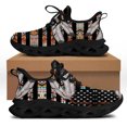 thumbnail image 1 of Nuevas zapatillas de deporte de moda con diseño de plumas tribales para mujer, zapatillas de deporte ligeras de malla para mujer, zapatos planos suaves, 1 of 6