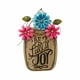 thumbnail image 2 of Señal De Bienvenida De Flores, Exquisita Decoración De Puerta De Madera, Letrero Colgante Para Puerta, Tablero Colgante De Bienvenida Vívido Para Puerta De Restaurante Y Hogar Speravity HA021846-00, 2 of 7