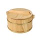 thumbnail image 1 of Plato de cena multifunción de barril de arroz al vapor de madera, tazón de arroz redondo, arroz para sushi 18cmx18cmx12cm, 1 of 9