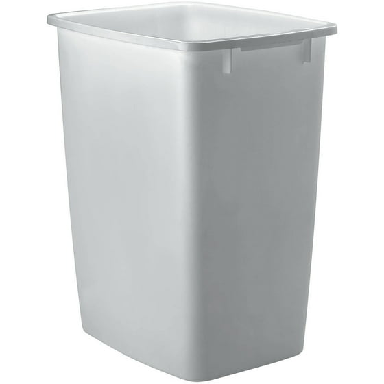 Rubbermaid Wastebasket, 9 Gal, White