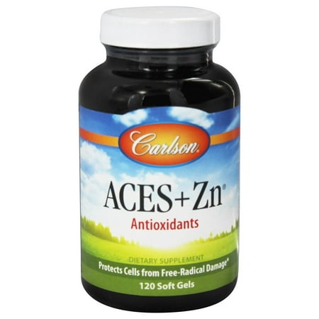 Carlson Labs - ACES + Zn vitamines A, C, E, plus sélénium et le zinc - 120 gélules