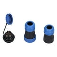 thumbnail image 2 of Male Female Industrial Connector, Aviation Plug Socket Electrical 45A IP68 Metal  For LED Lighting Equipment For Light Power For Cable 3 Pin, 2 of 8
