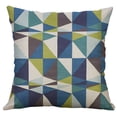 thumbnail image 2 of 💥 Faolaxy Flash Deals! Silk Pillow Cases Irregular Geometric Pattern Pillow Cover Cushion Cover 60X60Cm,Home Decor Clearance Sale, 2 of 2