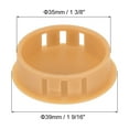 thumbnail image 2 of Uxcell 32Pcs Plastic Hole Plugs, Flush Type Panel Hole Plugs Insert End Caps for Locking Hole Furniture Cabinet 35mm Orange, 2 of 6