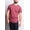 Burgundy, variant on Men's Flight MA-1 Long Length Curved Hem T-Shirt TS652 - DPK -MED