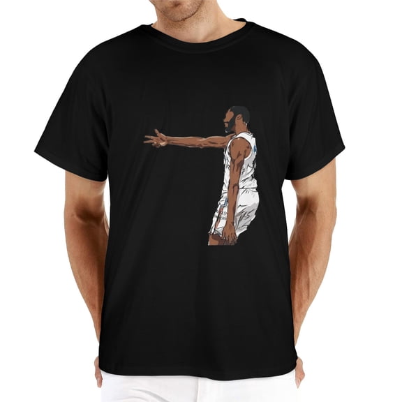 Mikal Bridges Men's Heavy Cotton T-Shirt – Daily Wear, Travel & Gym