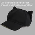 thumbnail image 4 of Girl Cats Ear Baseball Hat Berets Hat Eye Catching Travel Gathering Visors Hat for Cycling Hiking Sun Hat, 4 of 8
