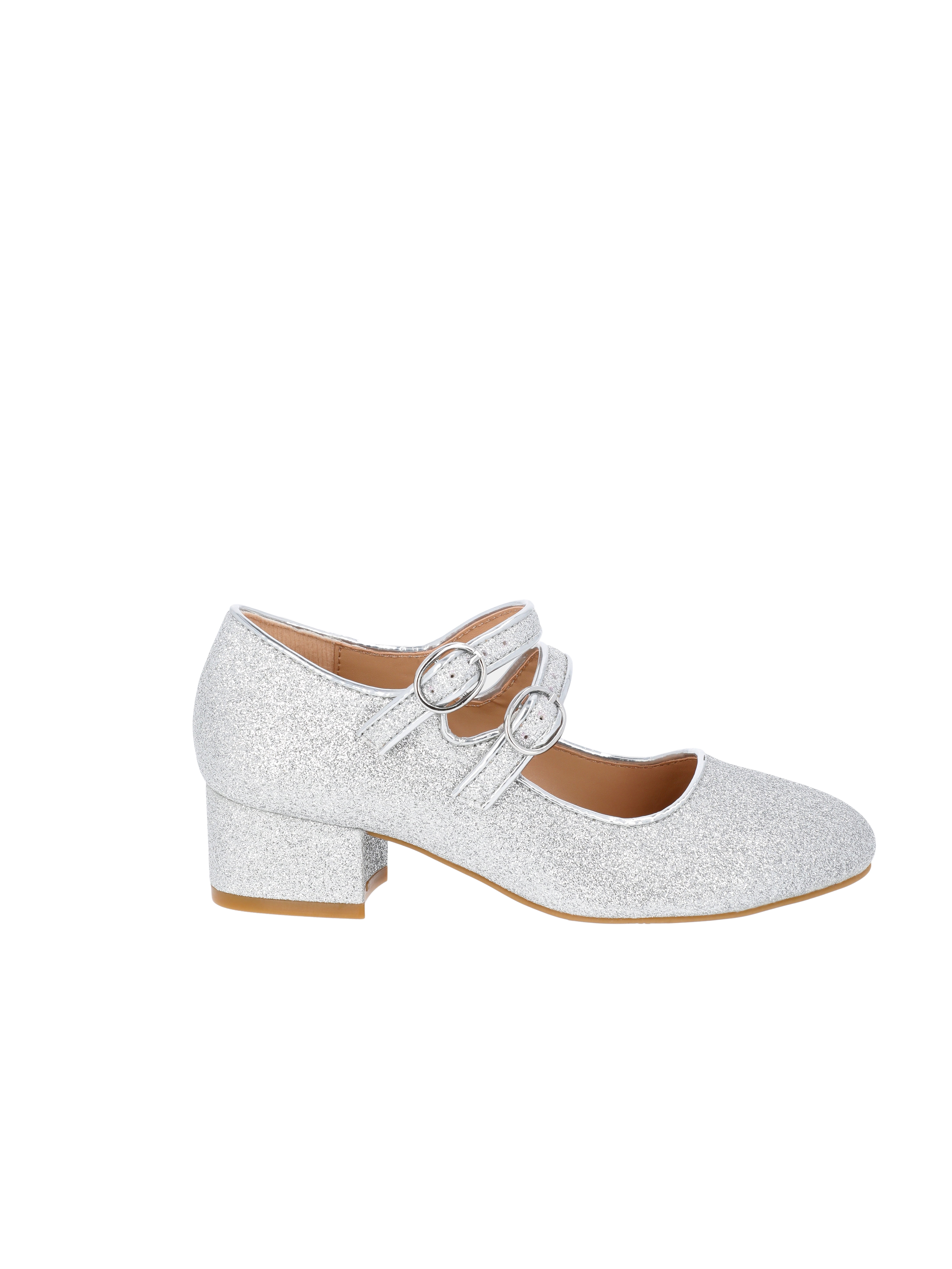 Wonder Nation Toddler, Little and Big Girls  Double Strap Dress Shoes with Block Heels