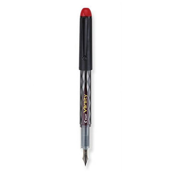 Pilot Varsity Disposable Fountain Pens, Red Ink, 6-PACK (90065)
