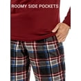 thumbnail image 5 of DG Hill Pajama Set, 2 Piece Sleepwear Set for Men, Henley Top and PJ Pants, 5 of 8