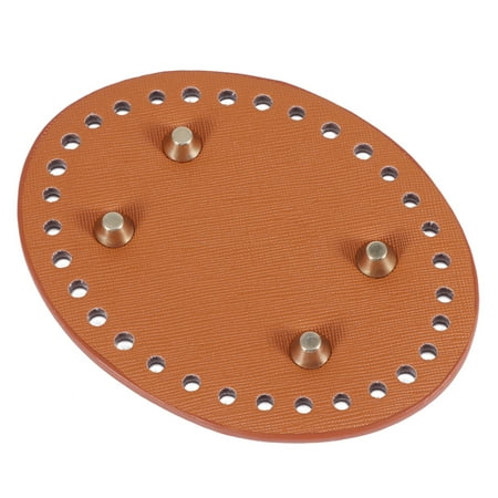 

1PC PU Leather Bag Base Board Oval Bag Bottom Base Harden Bag Bottom Plate DIY Woven Bag Material Creative DIY Luggage Bag Acces