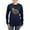 Navy, variant on CafePress - Gold Norse Dragon Women's Long Sleeve Dark T Shirt - Women's Long Sleeve Graphic Tee Casual Fit