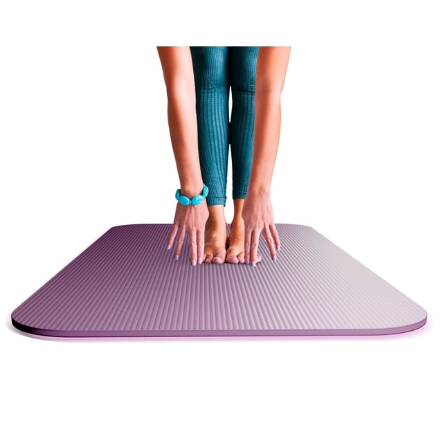 Tapete para yoga-183 x 61x 1 cm-Morado-Caucho de nitrilo-butadieno.