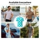 thumbnail image 5 of Fotbe Aqua And White Polka Dot Camiseta Polo de Golf para Hombre con Estampado – Camisa Deportiva Transpirable con Cuello Abotonado-Large, 5 of 6