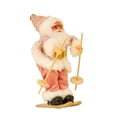 thumbnail image 4 of Santa Claus Skiing Figure, Santa Claus Doll, Novelty Christmas Ornaments, Santa Claus Sledge Figurine for Fireplace Decor Style B, 4 of 8