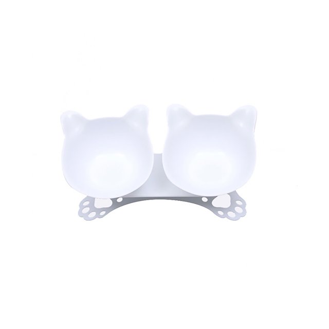 Cuencos Elevados Para Mascotas Cuencos Dobles Duraderos Soporte Elevado Alimentación Suministro De Riego Alimentador Para Perros Suministro Para Mascotas Speravity PT001393-03