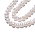 thumbnail image 4 of 1strand Natural Cultured Freshwater Pearl Beads Strands Potato Seashell color 3.5~4.5x4.5~6x4.5~5mm Hole: 0.7mm about 80~82pcs/strand 13.94 inch~14.17 inch(35.4cm~36cm) Brown, 4 of 6