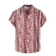thumbnail image 3 of Camisas casuales hawaianas con estampado floral 3D para hombre, camisas de playa tropicales de manga corta con botones para hombre, camisas de manga masculina, 3 of 5
