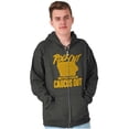 thumbnail image 5 of Iowa Shape Rock Out Caucus Funny Zip Up Hoodie Men's Women's Brisco Brands 2X, 5 of 6