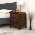thumbnail image 7 of Miekor Furniture Lionel Mid Century Modern Solid Wood Nightstand 3-Drawer Bed Side Table 1242, 7 of 7