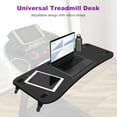 thumbnail image 4 of LUCKUP Treadmill Desk Attachment, Universal Walking Laptop Holder Desk 39" L x 15" W Ergonomic Platform Workstation for&nbsp;Treadmill with Cup Holder, Laptop/Tablet Stand, Black, 4 of 8