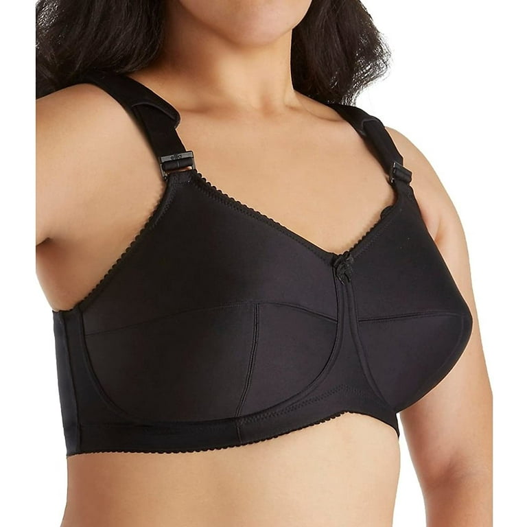 Elila Plus Size Wireless Satin Microfiber Bra (Black,40 B) : :  Clothing, Shoes & Accessories