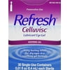 Refresh Celluvisc Lubricant Eye Gel Single-use Containers 30 Each - Pack of 3
